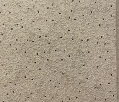 Hexa designer ceiling tile texture on white background